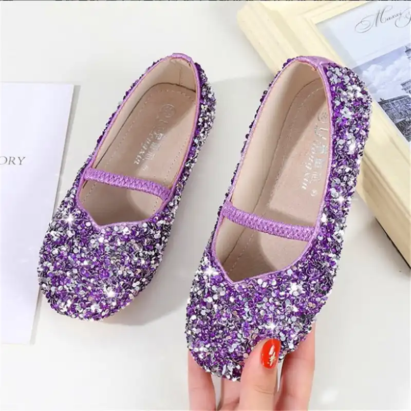 girls purple dress shoes