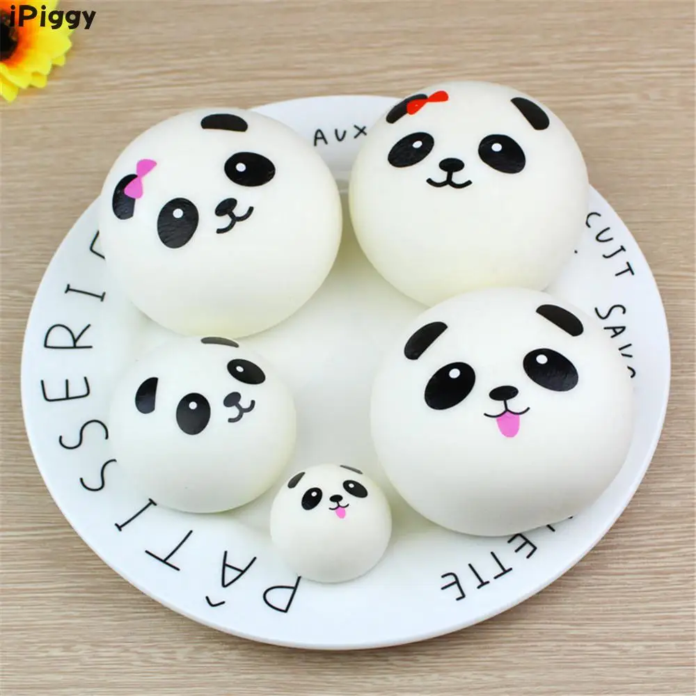 

Squeeze Healing Toy Kawaii Kids Toy Stress Reliever BallSquishy Panda Bun Squishy Slow Rising Cream Scented Decompression Toys