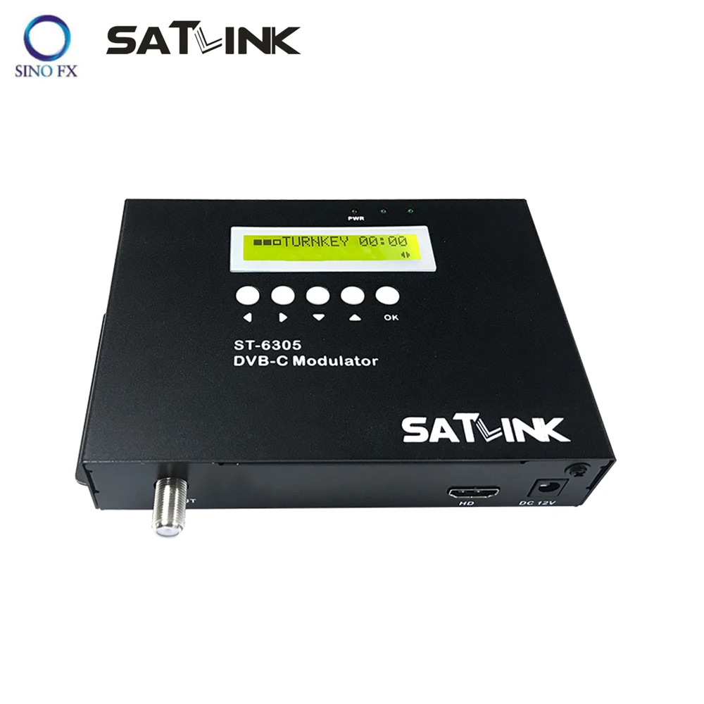 

Satlink ST-6305 DVB-C modulator HD 1080P MPEG2 ST6305 DVB-C 1 route modulator