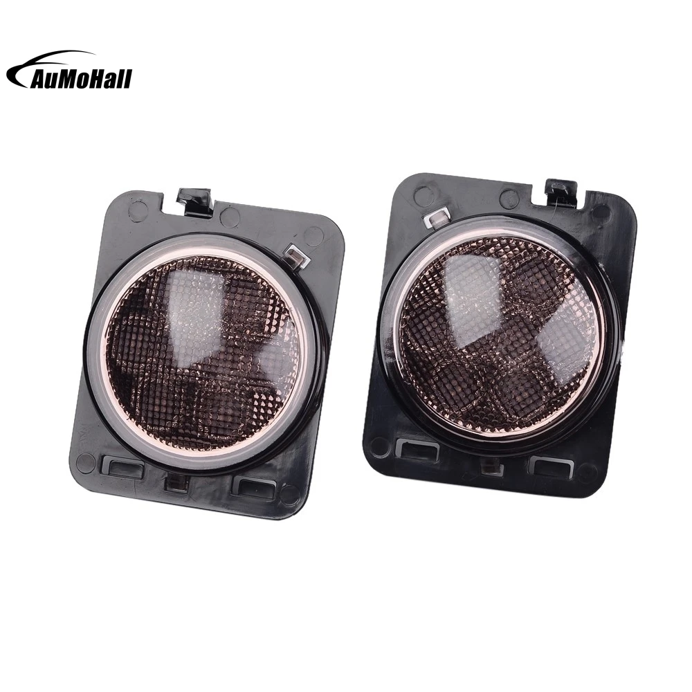 Buy 2x Fender LED Lights Flares Wheel Trims Turn