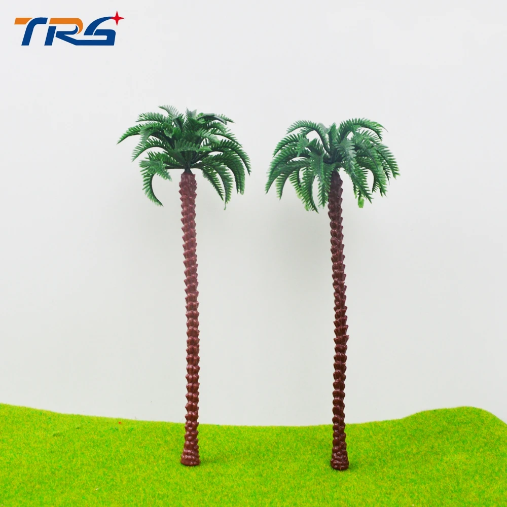 Buy 16CM high scale palm trees Cocos nucifera ABS plastic model palm trees for