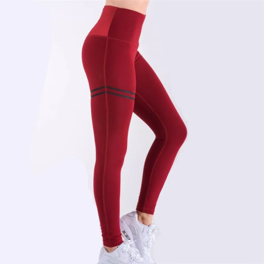 fashion Gothic Sexy pants Hip Push Up Leggings For Fitness workout High Waist Jogging women Jegging Leggins punk Legins - Цвет: red