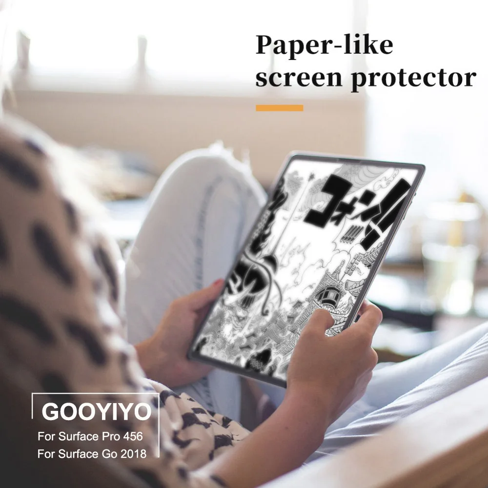 GOOYIYO-бумага, как экранная пленка для поверхности Go, мягкая Матовая Антибликовая пленка для письма, Защитная пленка для поверхности Pro 4 5 6