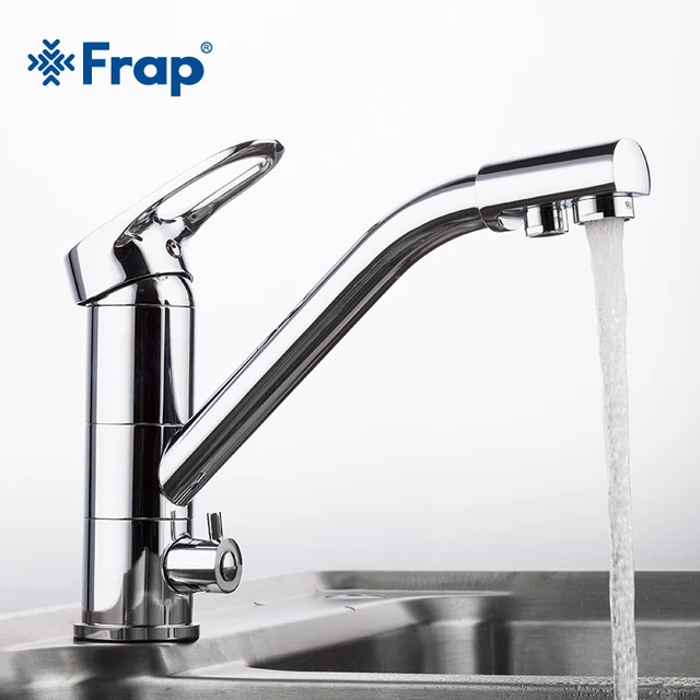 Special Offers Frap New Arrival Kitchen Faucet Deck Mounted Mixer Tap 360 Degree rotation with Water Purification Features F4304