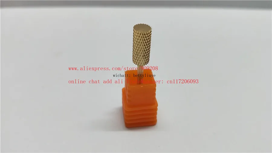 

Dental gold grinding bur Golden nail polishing head cylinder flat round head micro motor Grinding machine grinding head