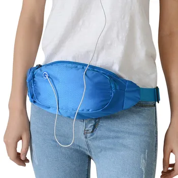 

Outdoor Running Bag Sports Chest Shoulder Bags Belt Bum Pouch Unisex Waistbag Hiking Zip Bag Pack