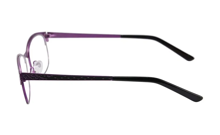 Новые брендовые дизайнерские двухцветные очки из нержавеющей стали для женщин Gafas Ретро винтажные очки для близорукости, оптические оправы SR8003
