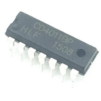 

Original 100PCS 100PCS CD4011 4011 QUAD 2-INPUT NAND GATE IC CD4011BP IC ...