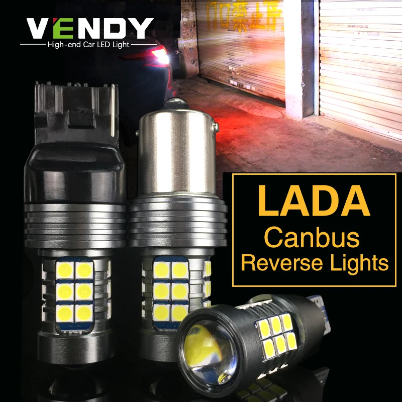 

2x W16W 921 T15 W21W P21W BA15S 7440 Canbus Car LED Backup Light Auto Reverse Light Lamp Bulb For Lada Kalina Vaz Granta Primera