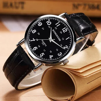 

Fashion Brand Simple Design Watch For Men Women's Wristwatch Casual Quartz Leather Watches Clock Relogio Masculino feminino