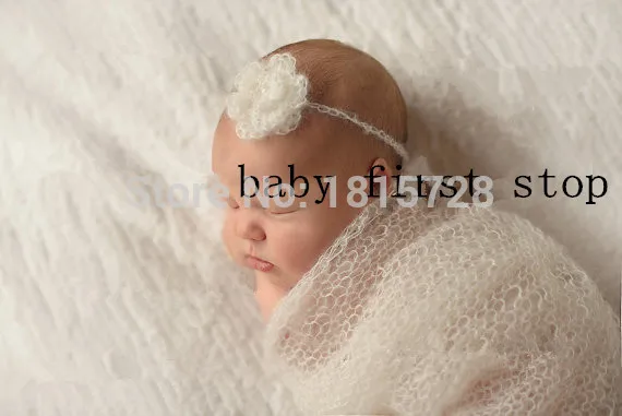 Реквизит для фотосъемки новорожденных обертывание из мохера (75х45см)|gift baby shower|shower