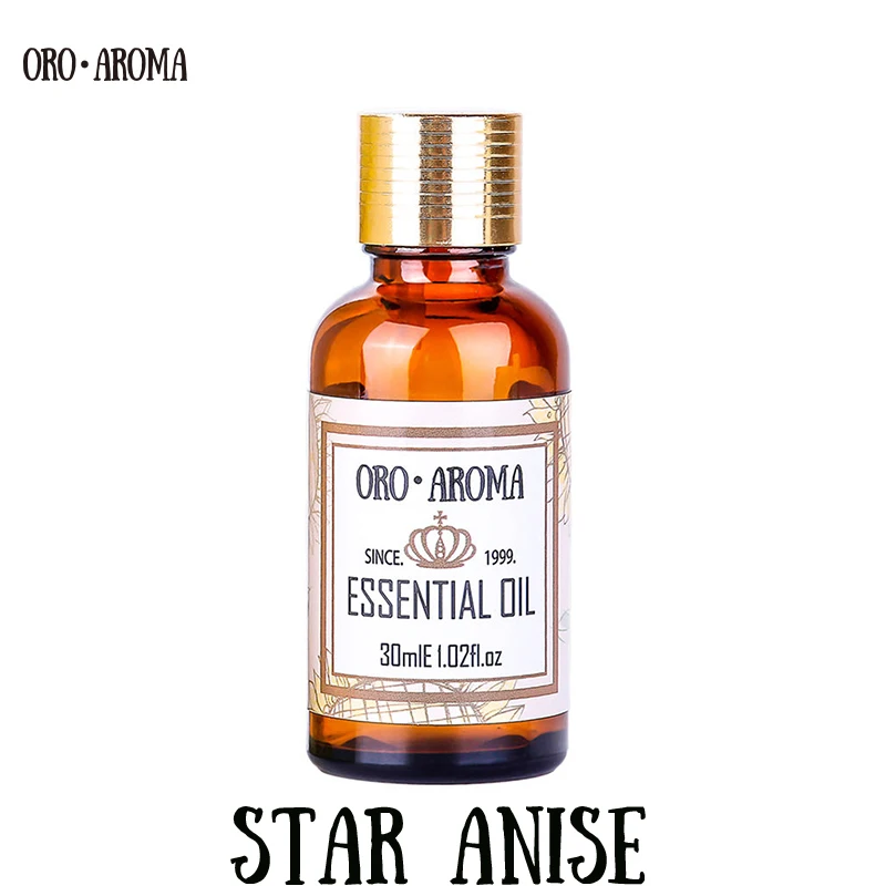 Famous brand oroaroma natural aromatherapy Star anise essential oil