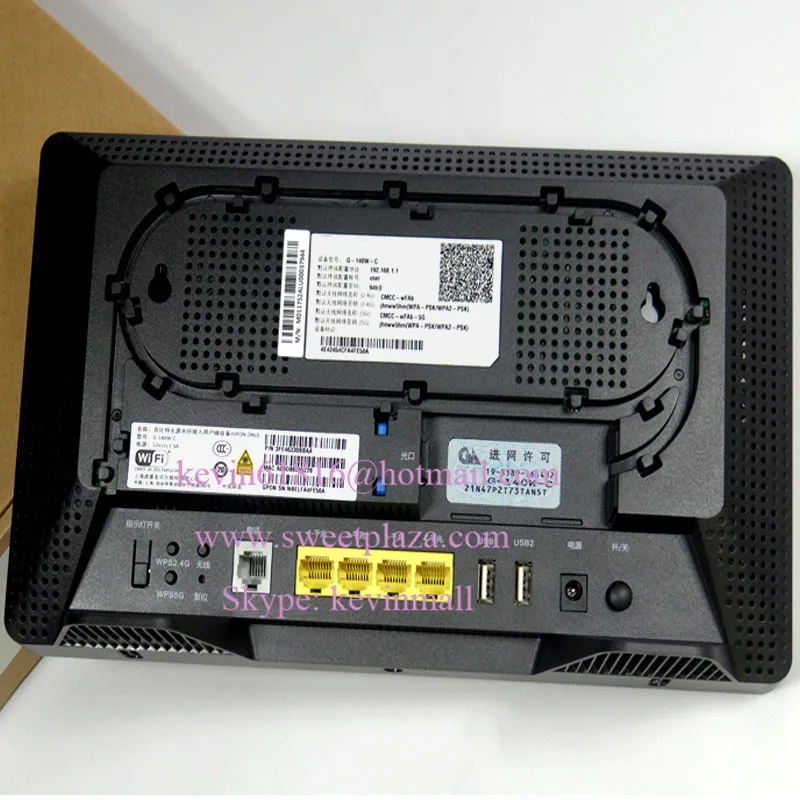 Alcatel Lucent G-140W-C GPON ONU с портами 4GE LAN, Shanghai bell N okia ONT с двухдиапазонным WiFi 2,4G/5G