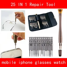 Screwdriver Set 25 in 1 Torx Screwdriver Repair Tool Kit Sets For Mobile Phone Cellphone Tablet PC Glasses Watch Universal Tools mini precision screwdriver set 25 in 1 electronic torx screwdriver opening repair tools kit for iphone camera watch tablet pc