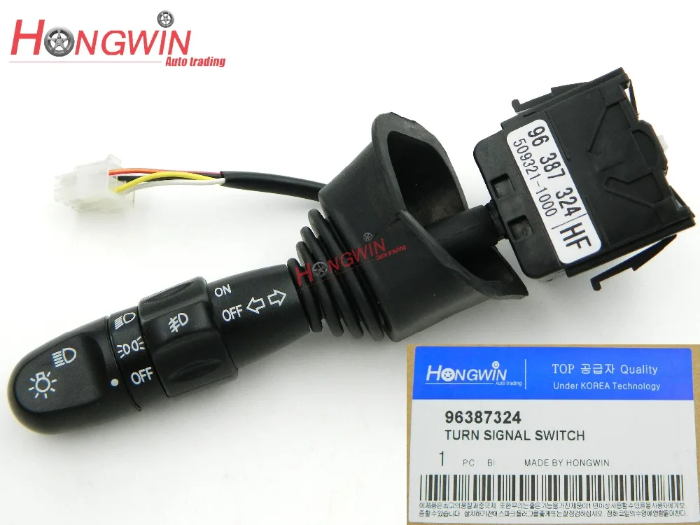 

96387324 Turn Signal Light Switch For DAEWOO LACETTI CHEVROLET NUBIRA Turn Signal Switch with Headlight Switch and Fog Lamp