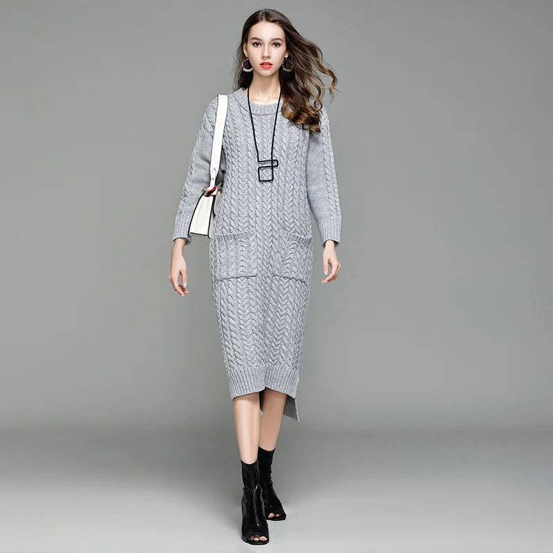 high low jumper dress