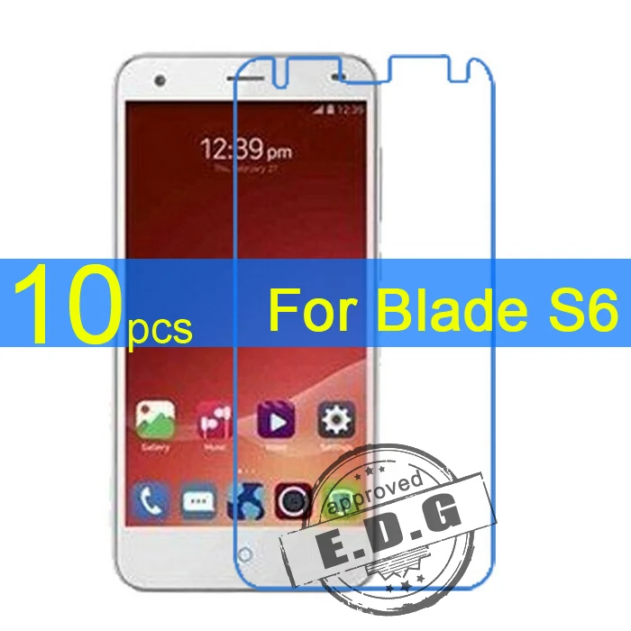 

10pcs Gloss Ultra Clear LCD Screen Protector Film Cover For ZTE Blade S6 5.0" Protective Film + cloth Free Shipping