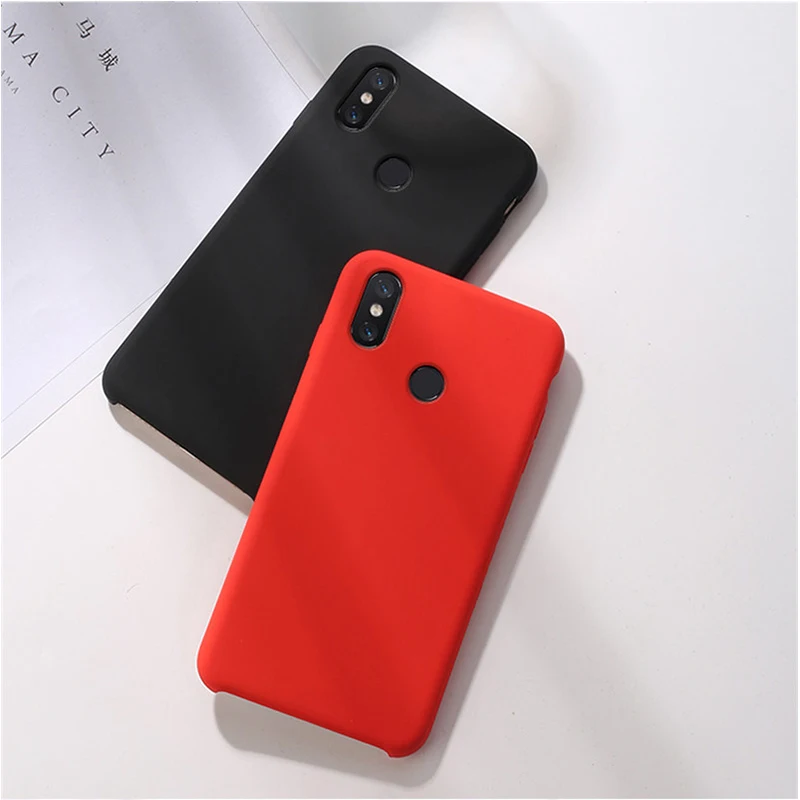 Жидкий силиконовый чехол для Xiaomi Mi 6 8 9 Redmi 4X5 5A 6A S2 Redmi Note 4X4 Global Version, мягкий чехол для телефона из ТПУ ярких цветов