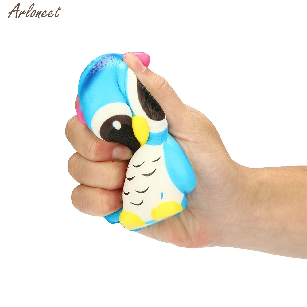 Мягкие игрушки Kawaii милая сова мягкая медленно восстанавливающая