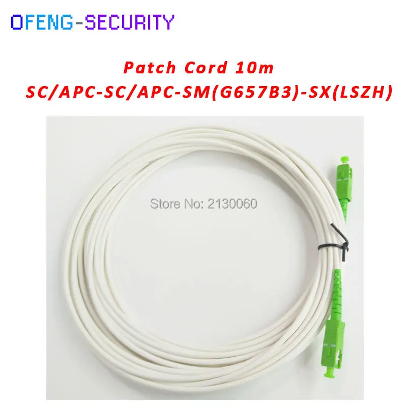 Simplex mode fiber SC APC UPC 10M оптический соединительный кабель 2 0 мм или 3 FTTH волоконно