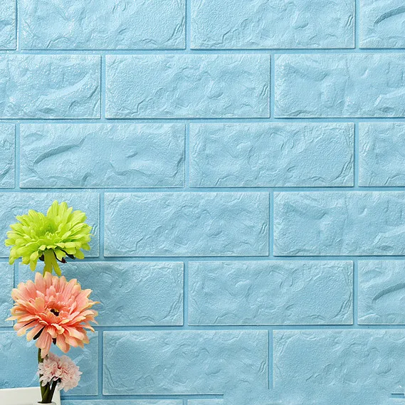 70 * 77cm self-adhesive 3D wall with waterproof background wall brick wallpaper soft bag living room foam wallpaper sticker