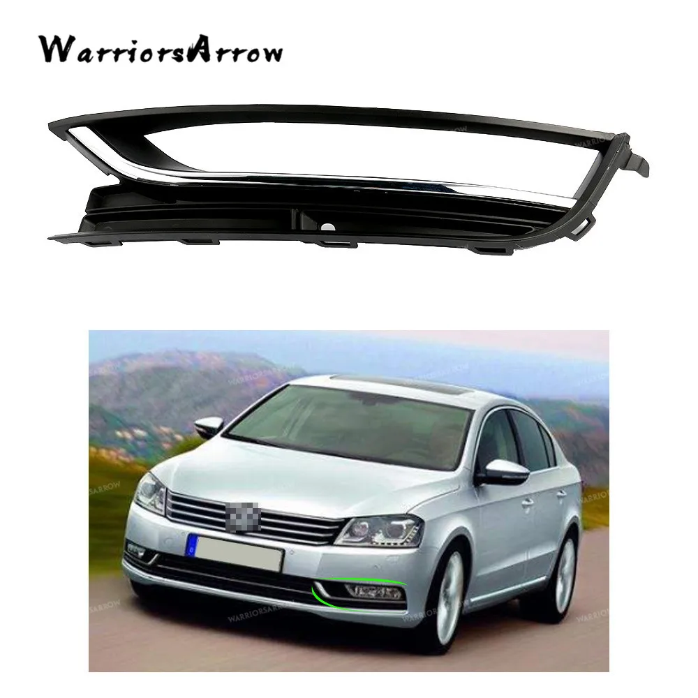WarriorsArrow передний левый нижняя сторона ВОГ свет лампы Гриль Крышка Кепки для Volkswagen Passat 2011- нам B7 56D853665 561853665