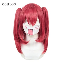 Ccutoo LoveLive! Sunshine! Рубиновый Kurosawa парик Love Live синтетические волосы косплей костюм парик чип хвосты теплостойкое волокно