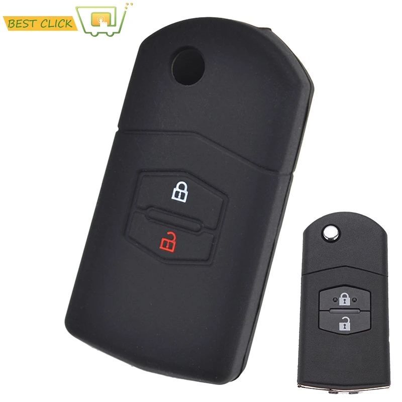 Силиконовый чехол для ключа Mazda Demio 2 3 5 6 M2 M3 M5 M6 CX7 CX9 RX8 MX5 MPV|fob cover|silicone key fob coverkey holder |