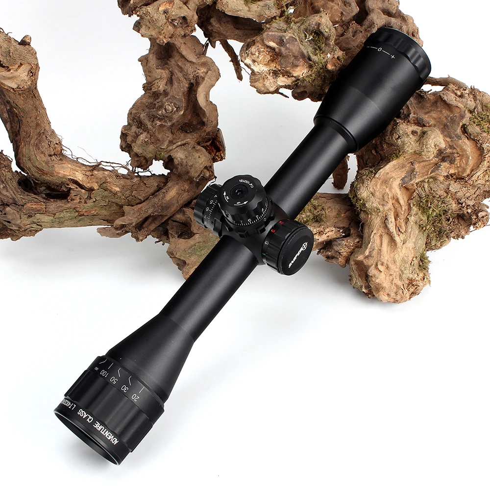 SNIPER LT 4X32 AOL 1 inch Full Size Tactical Optical Sight Illuminate Mil-Dot RifleScope Locking Resetting Hunting Rifle Scope (6)