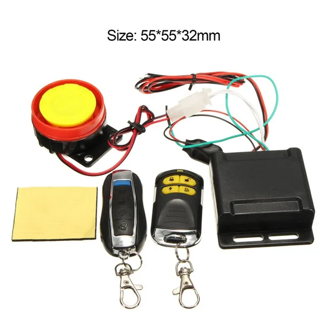 Buy 12V Motorcycle Burglar Alarm Motorbike Security