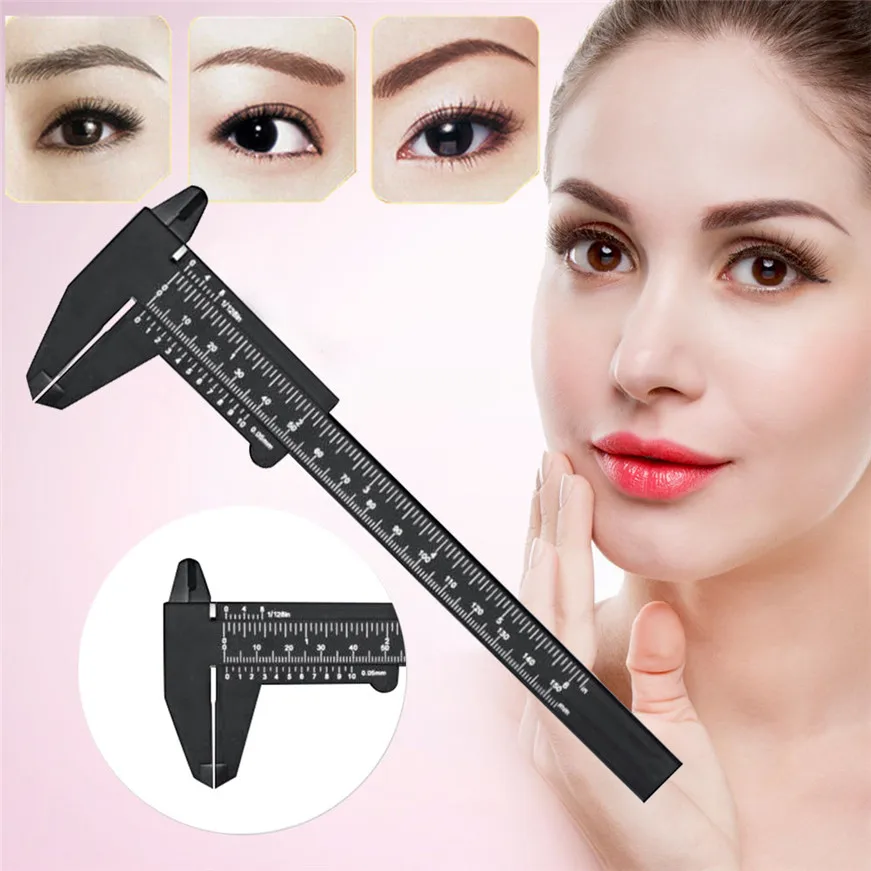 

Microblading Reusable Makeup Brow Measure Eyebrow Guide Ruler Permanent Tools