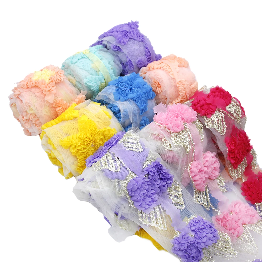 

David accessories shabby flower for headband hair accessories 1yard,DIY handmade material,wedding gift wrap,1Yc6164