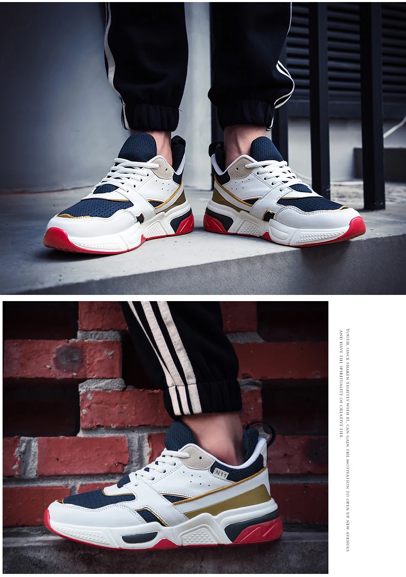 Men's Shoe Casual Trainers Sneaker Dad Shoes Men Sneakers Luxury Brand Platform Chunky Sneakers Men Casual Shoes High Platform  (6)