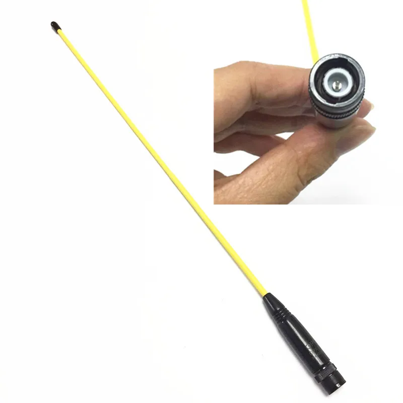 

Yellow OPX771 UV Dual-segment Soft Antenna for IC-V8, IC-V80, IC-V82, IC-U82, IC-W32