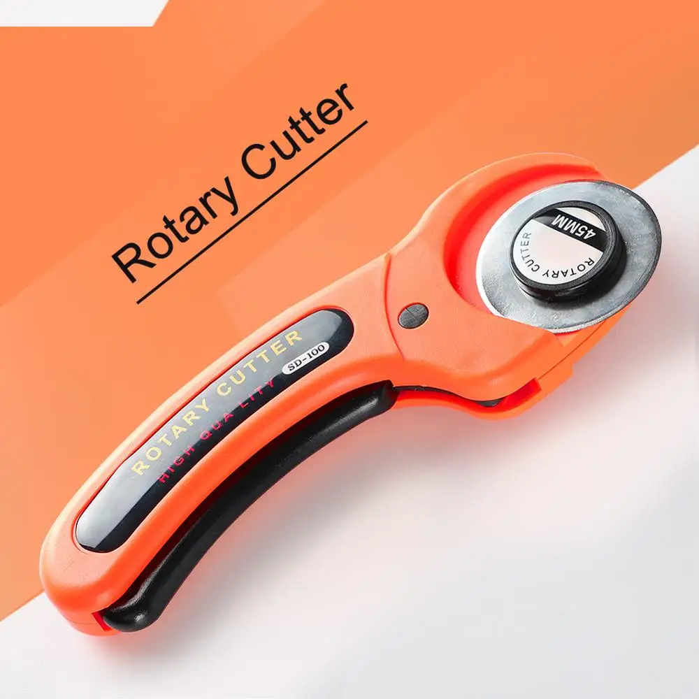 

Rotary Cutter Set Stainless Steel Blade Fabric Circular Quilting Cutting Patchwork Sewing Tools Leather Cutter Portable