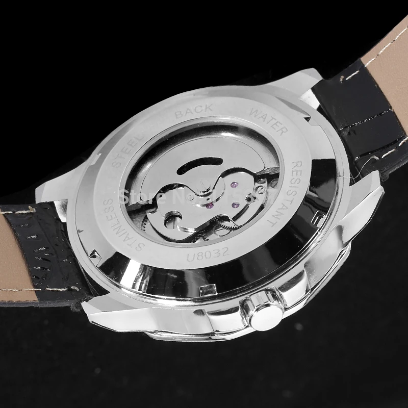 Мужские автоматические часы скелетоны WRG8041M3S4 с кожаным ремешком|strap heart rate monitor|strap