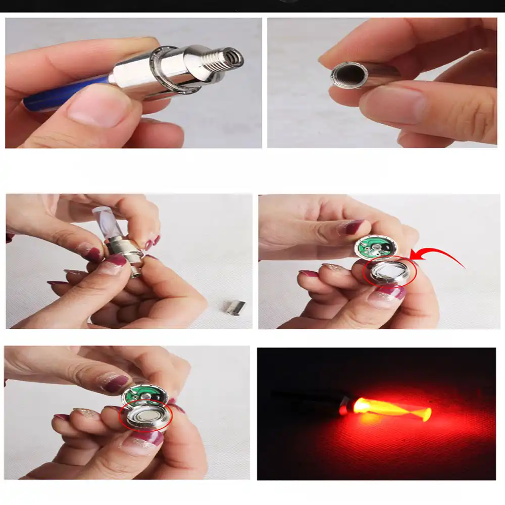 1 пара светодиодная лампа с эффектом светлячков|valve caps light|light forlight for car |