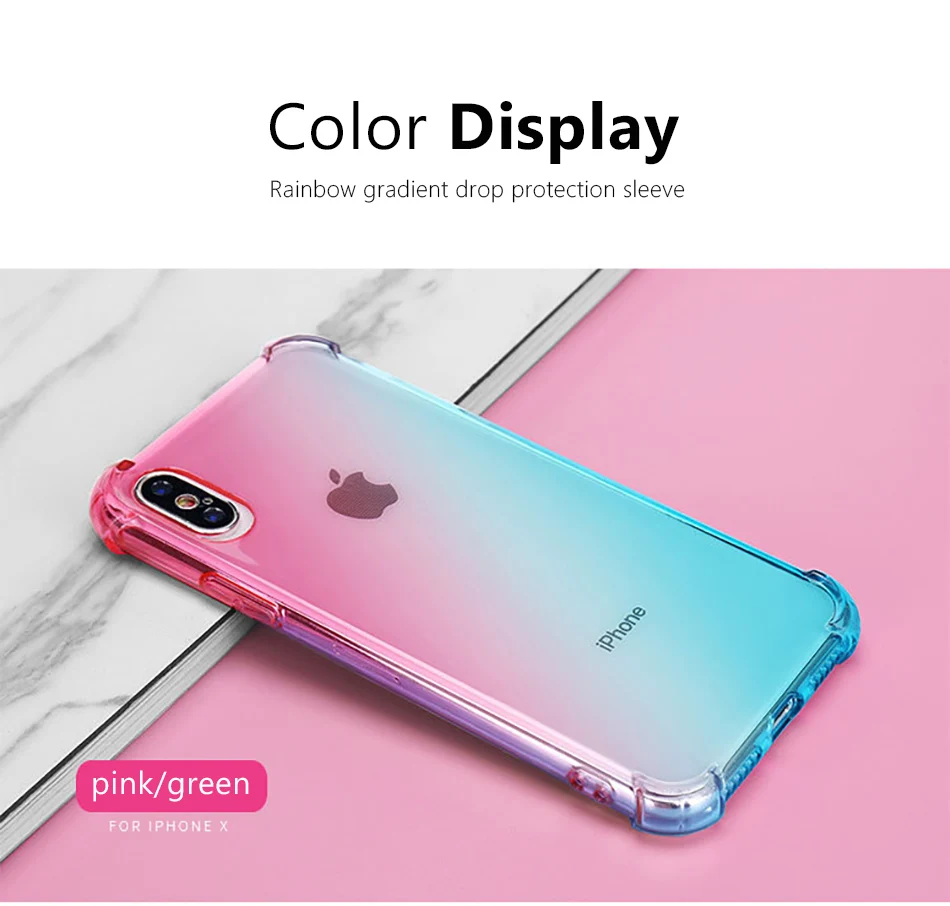 !ACCEZZ Luxury New 3D Ultra-Thin Protective Back Cover Capa For iphone XSXS MAXXR Colorful Soft Phone Shell Fundas Coque Cases (9)