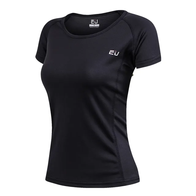 Buy EU Running Shirts Women Sport Shirts Quick Dry Fit Plus Size Women Sport