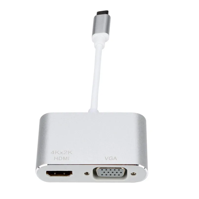 

USB Type C to HDMI, VGA adapter USB C HDMI VGA Adapter Type C to HDMI 4K Thunderbolt 3 for PC Smart Phone USB C HDMI #F30NT02