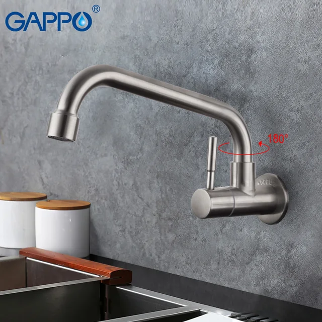 Special Price GAPPO kitchen faucet Kitchen sink tap stainless steel water mixer kitchen water faucet torneira para cozinha                    