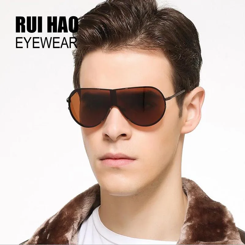 

RUI HAO EYEWEAR Fold Sunglasses Men Polarized Brand Sun Glasses UV Driving Polarized Sunglasses Fishing Glasses oculos de sol