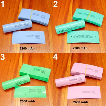 

100pcs/lot Lithium Battery Package Skin 18650 Special Pvc Plastic Heat Shrink Tubing Insulation Tubular Film