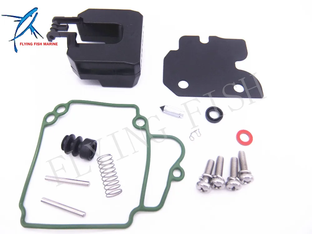 Kit de Reparo de Carburador de Motor de Barco para Yamaha Tempos F25d F25l F25s T25la 4 25hp F25 T25 3 de barco, para yamaha 4 tempos 25hp f25 t25 f25d f25l f25s t25la