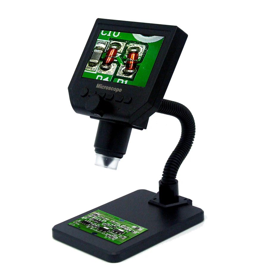 G600 600X electrónico USB microscopio digital de vídeo microscopio Cámara 4,3 pulgadas lcd endoscopio lupa Cámara + LED - 1