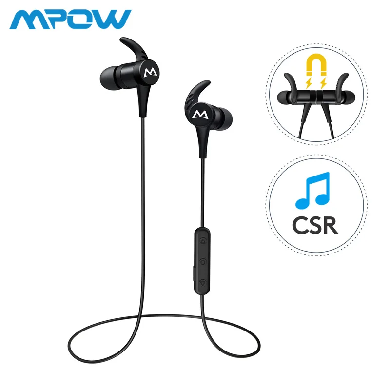 

Mpow S8 Wireless Bluetooth Earphones ipx6 Waterproof In Ear Earphone 9H Working Time Magnetic Earbuds For iPhone Xiaomi Huawei