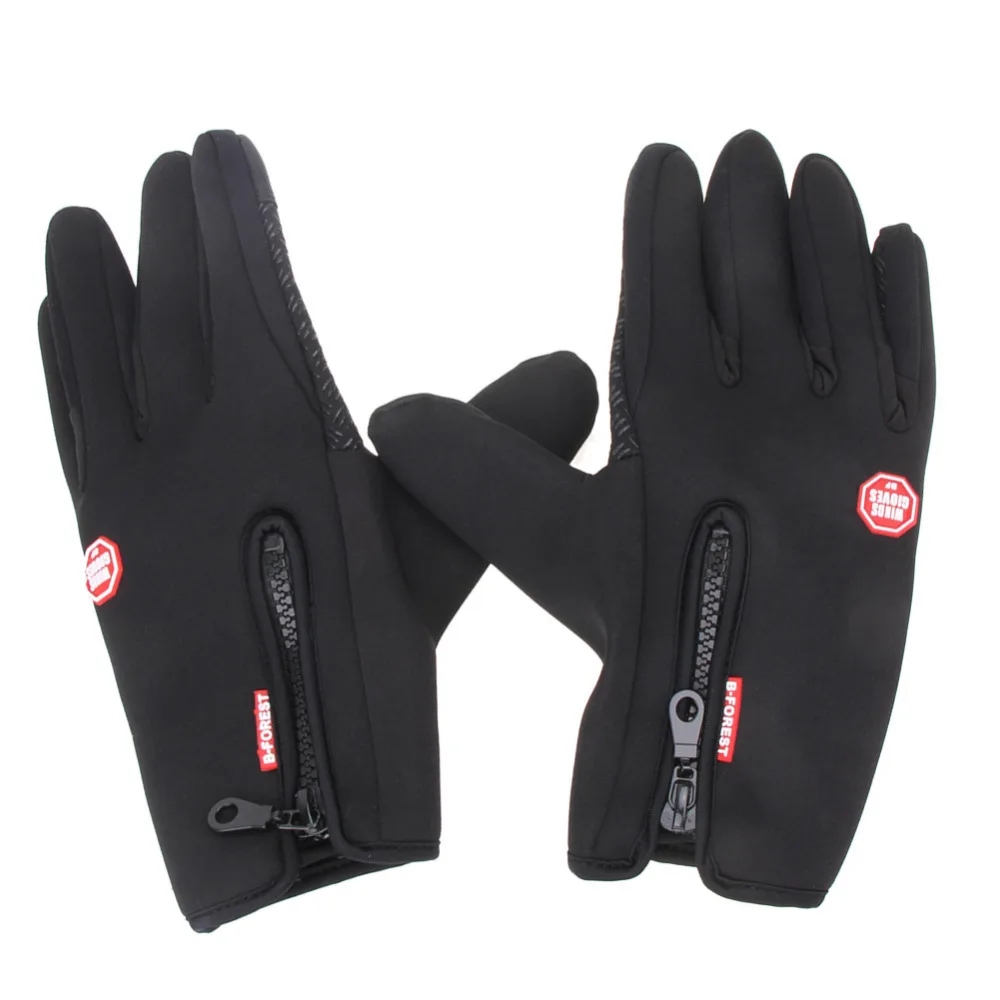 Waterproof Cycling Gloves Full Finger Touch Screen Men Women Bike