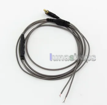 

Semi-Finished Aluminum Foil Mic Volume Remote Earphone Repair DIY Brown Cable For Android and Iphone LN005868