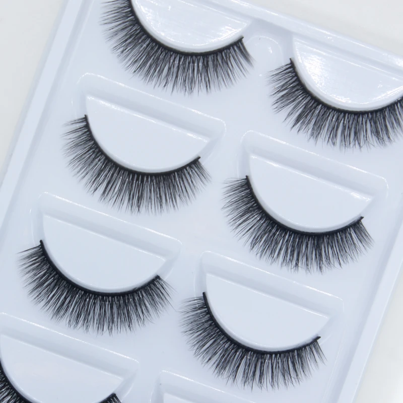 

100% Cruelty free 3D mink false eyelashes reusable handmade natural eyelashes popular Make-up eyelash extension