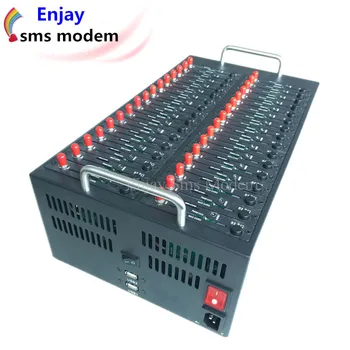 

2018 Wavecom GSM Gprs Modem Q2406A Dual Band 900/1800MHZ USB 32 PORTS GSM Bulk SMS Modem Pool 32 SIM cards slot IMEI Change
